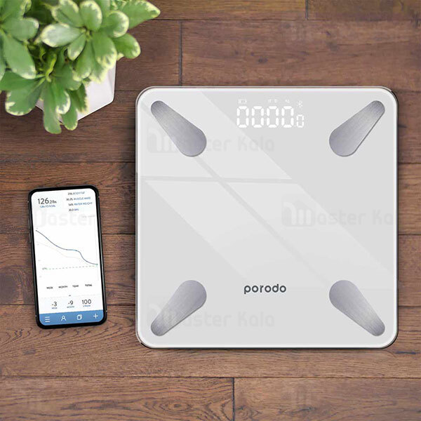 ترازو هوشمند پرودو Porodo Lifestyle Smart Body Scale PD-LSBSC